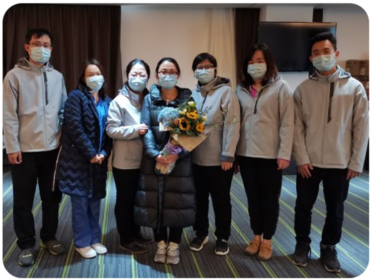 HXQC武漢分公司和青山分公司慰問(wèn)馳援武漢北京醫(yī)療隊(duì)